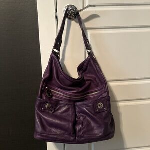 Marc By Marc Jacobs Purple Hobo Bag